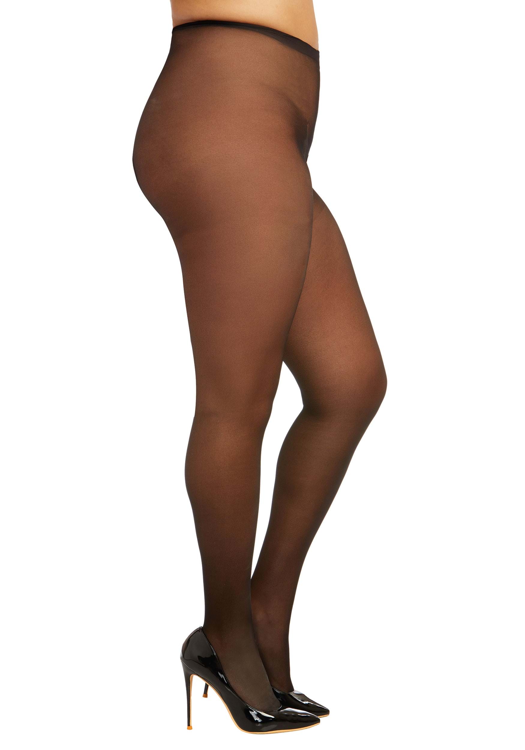 Women's Plus Size T-Crotch Tights, Nylon Pantyhose, High Quality, 60-110kg