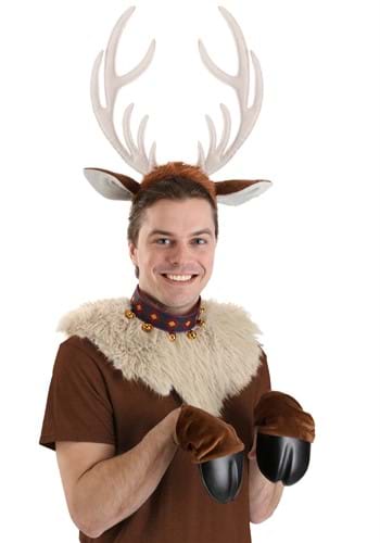 Click Here to buy Adult Disney Frozen Deluxe Sven Costume Kit | Disney Accessories from HalloweenCostumes, CDN Funds & Shipping