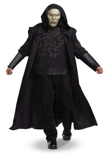 Click Here to buy Harry Potter Deluxe Death Eater Costume for Adults from HalloweenCostumes, CDN Funds & Shipping