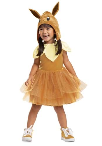 Click Here to buy Eevee Pokemon Toddler Dress Costume from HalloweenCostumes, CDN Funds & Shipping