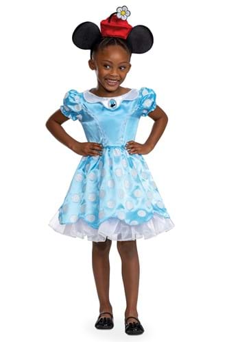 Click Here to buy Kids Disney Vintage Minnie Mouse Costume Dress from HalloweenCostumes, CDN Funds & Shipping
