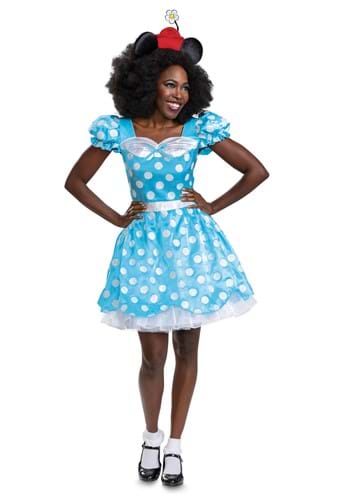 Click Here to buy Disney Adult Vintage Minnie Mouse Costume from HalloweenCostumes, CDN Funds & Shipping