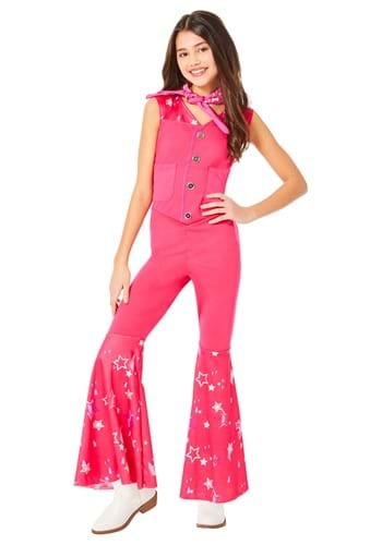 Click Here to buy Kids Barbie Movie Barbie Cowgirl Costume | Barbie Costumes from HalloweenCostumes, CDN Funds & Shipping