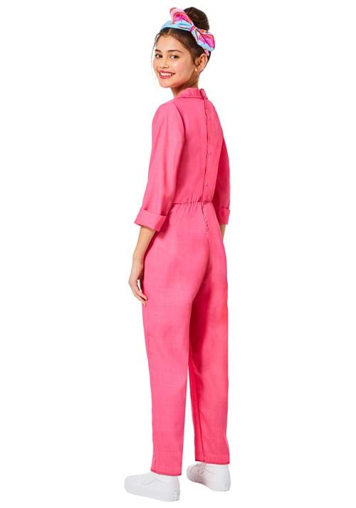 Girl's Barbie Movie Barbie Pink Jumpsuit Costume | Barbie Costumes
