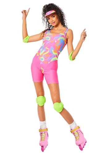 Click Here to buy Roller Blade Barbie Womens Costume from HalloweenCostumes, CDN Funds & Shipping
