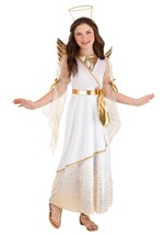Girl's Golden Angel Costume Alt 6