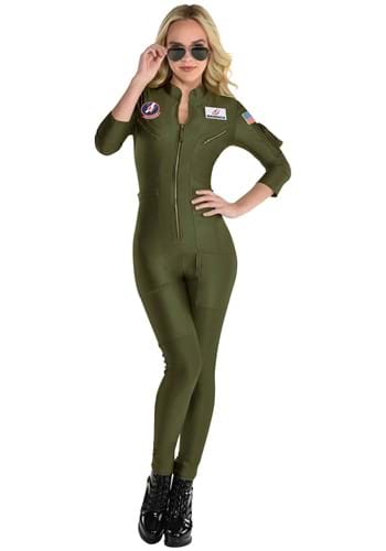 Click Here to buy Womens Top Gun 2 Flight Suit Costume from HalloweenCostumes, CDN Funds & Shipping