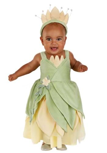 Click Here to buy Disney Princess and the Frog Tiana Baby Costume | Disney Costumes from HalloweenCostumes, CDN Funds & Shipping