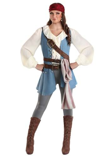 Click Here to buy Disney Pirates of the Caribbean Womens Jack Sparrow Costume | Disney Costumes from HalloweenCostumes, CDN Funds & Shipping