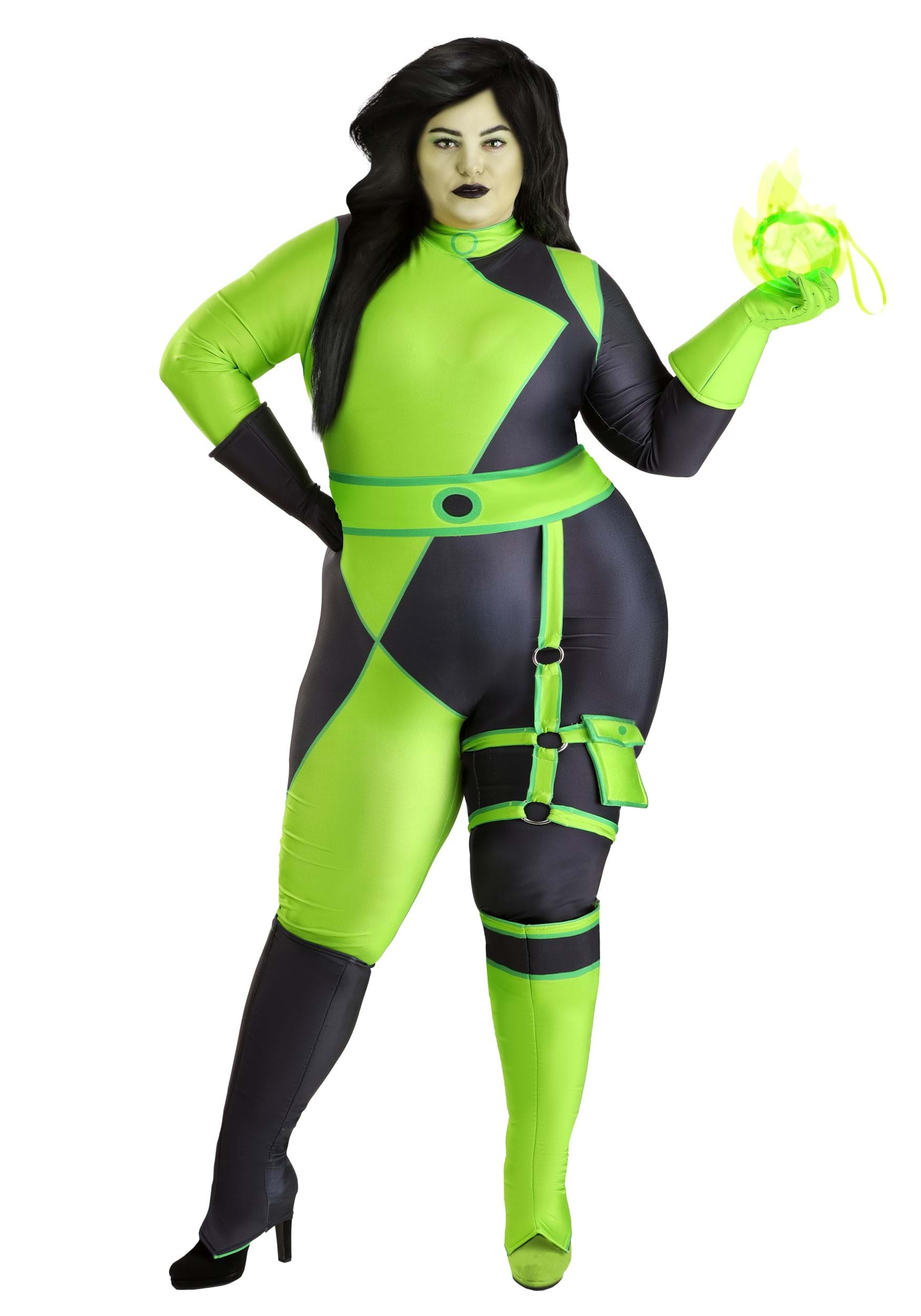 Plus Size Disney Kim Possible Authentic Shego Costume for Women | Disney Costumes