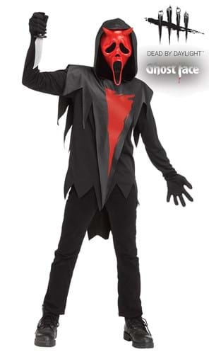 Click Here to buy Dead By Daylight Ghost Face Kids Costume from HalloweenCostumes, CDN Funds & Shipping