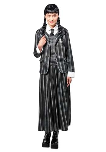 Click Here to buy Wednesday Nevermore Academy Womens Costume from HalloweenCostumes, CDN Funds & Shipping