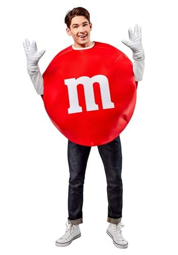 Click Here to buy Red M & M Adult Costume from HalloweenCostumes, CDN Funds & Shipping