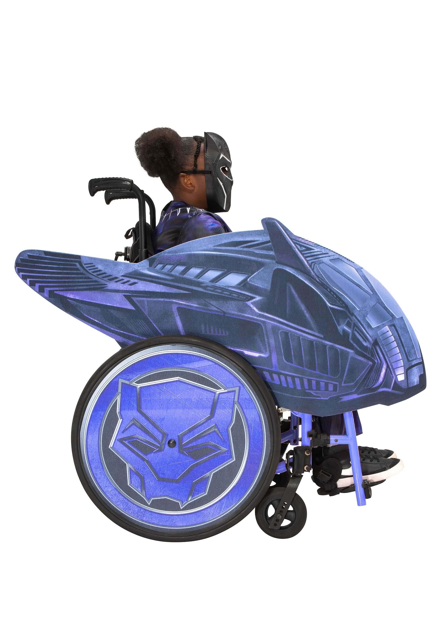 Adaptive Black Panther Kid's Wheelchair Accessory , Wheelchair Costumes