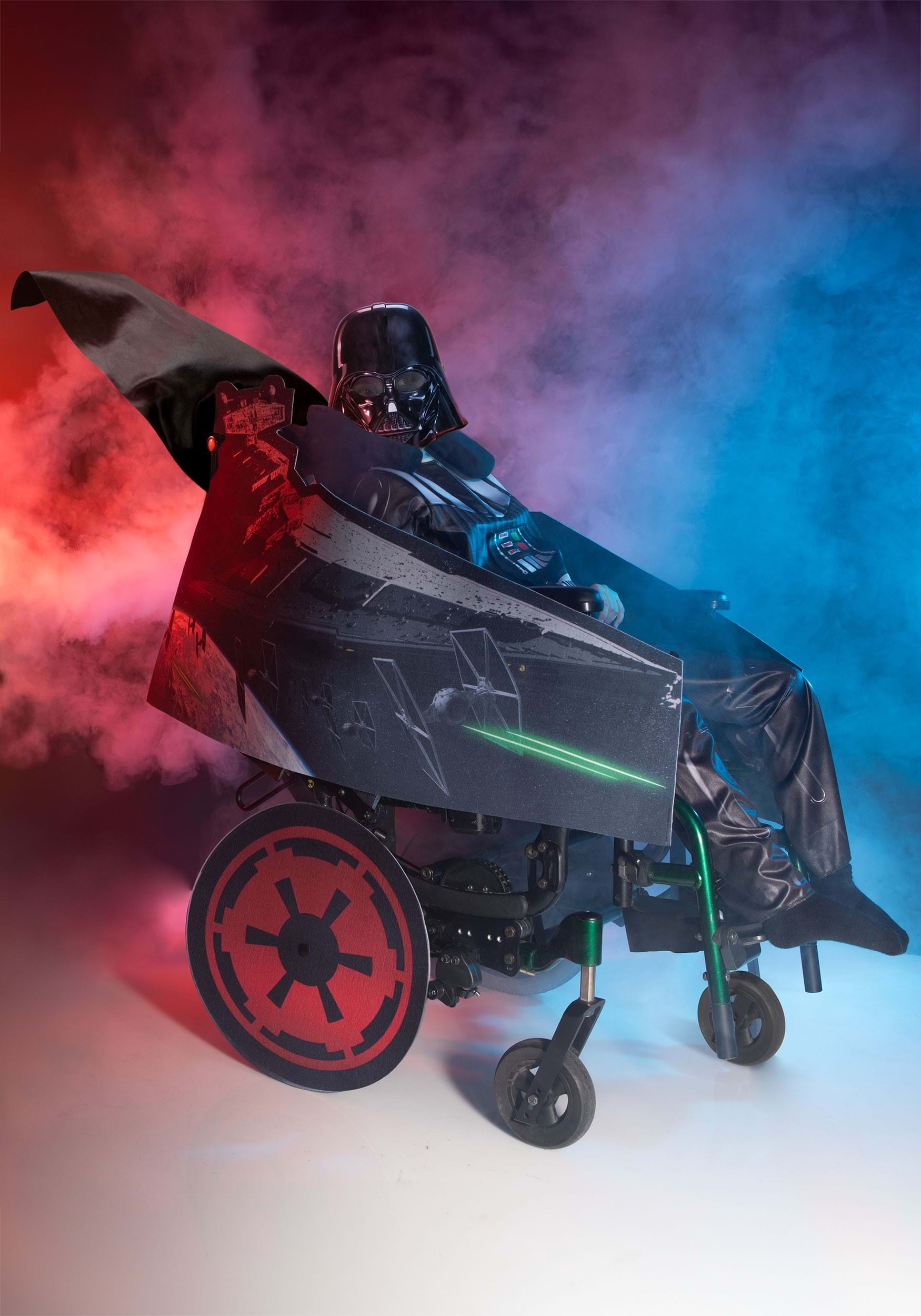 Kid's Adaptive Darth Vader Wheelchair Costume Accessory , Wheelchair Costumes
