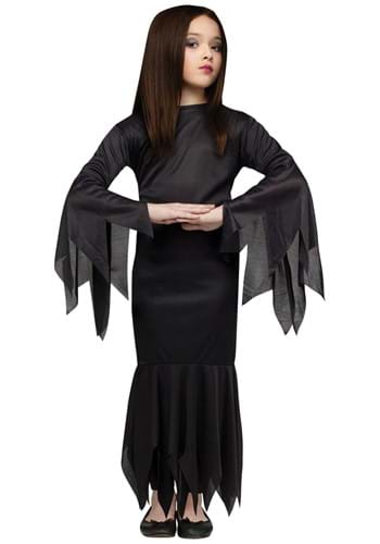 Click Here to buy Morticia Girls Costume from HalloweenCostumes, CDN Funds & Shipping