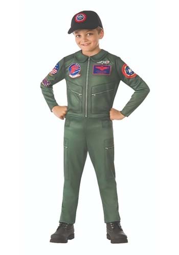 Click Here to buy Classic Top Gun Kids Costume from HalloweenCostumes, CDN Funds & Shipping