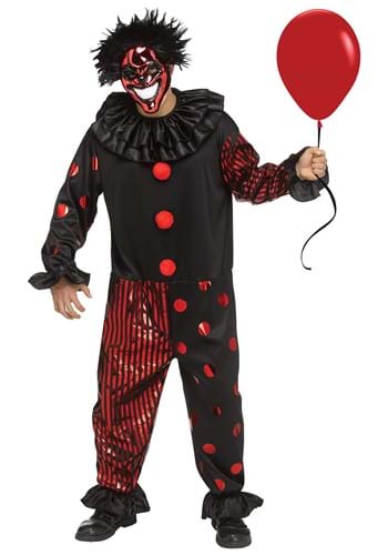 Click Here to buy Adult Red Chrome Clown Costume from HalloweenCostumes, CDN Funds & Shipping