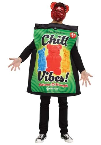 Click Here to buy Adult Cannabis Bear Candy Costume from HalloweenCostumes, CDN Funds & Shipping