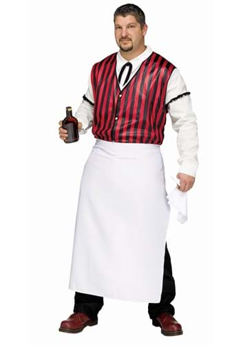 Mens Plus Size Saloon Keeper Costume | Wild West Costumes