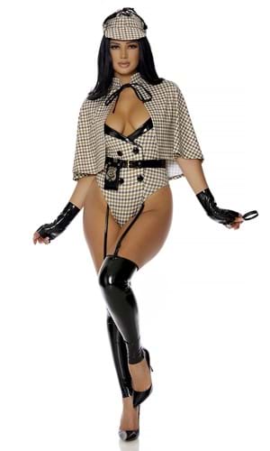 Check The Receipts Sexy Detective Womens Costume