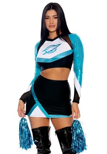 Womens Sexy Euphoric Cheerleader TV Character Costume | Cheerleader Costumes