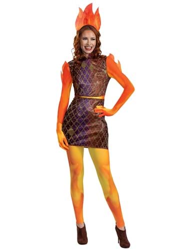 Click Here to buy Elemental Womens Deluxe Ember Costume from HalloweenCostumes, CDN Funds & Shipping