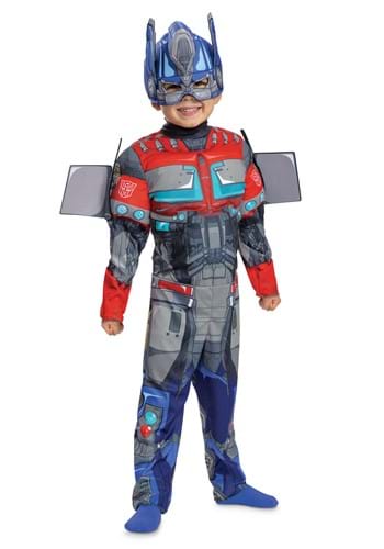 Click Here to buy Transformers Rise of the Beasts Optimus Prime Costume for Toddlers from HalloweenCostumes, CDN Funds & Shipping