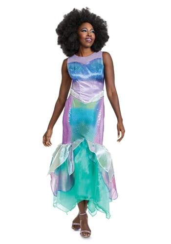 Click Here to buy Adult Little Mermaid Live Action Deluxe Ariel Costume from HalloweenCostumes, CDN Funds & Shipping