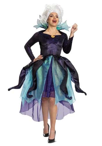 Click Here to buy Adult Little Mermaid Prestige Ursula Costume from HalloweenCostumes, CDN Funds & Shipping