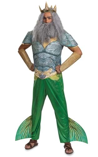 Click Here to buy Adult Little Mermaid Live Action Deluxe King Triton Costume from HalloweenCostumes, CDN Funds & Shipping