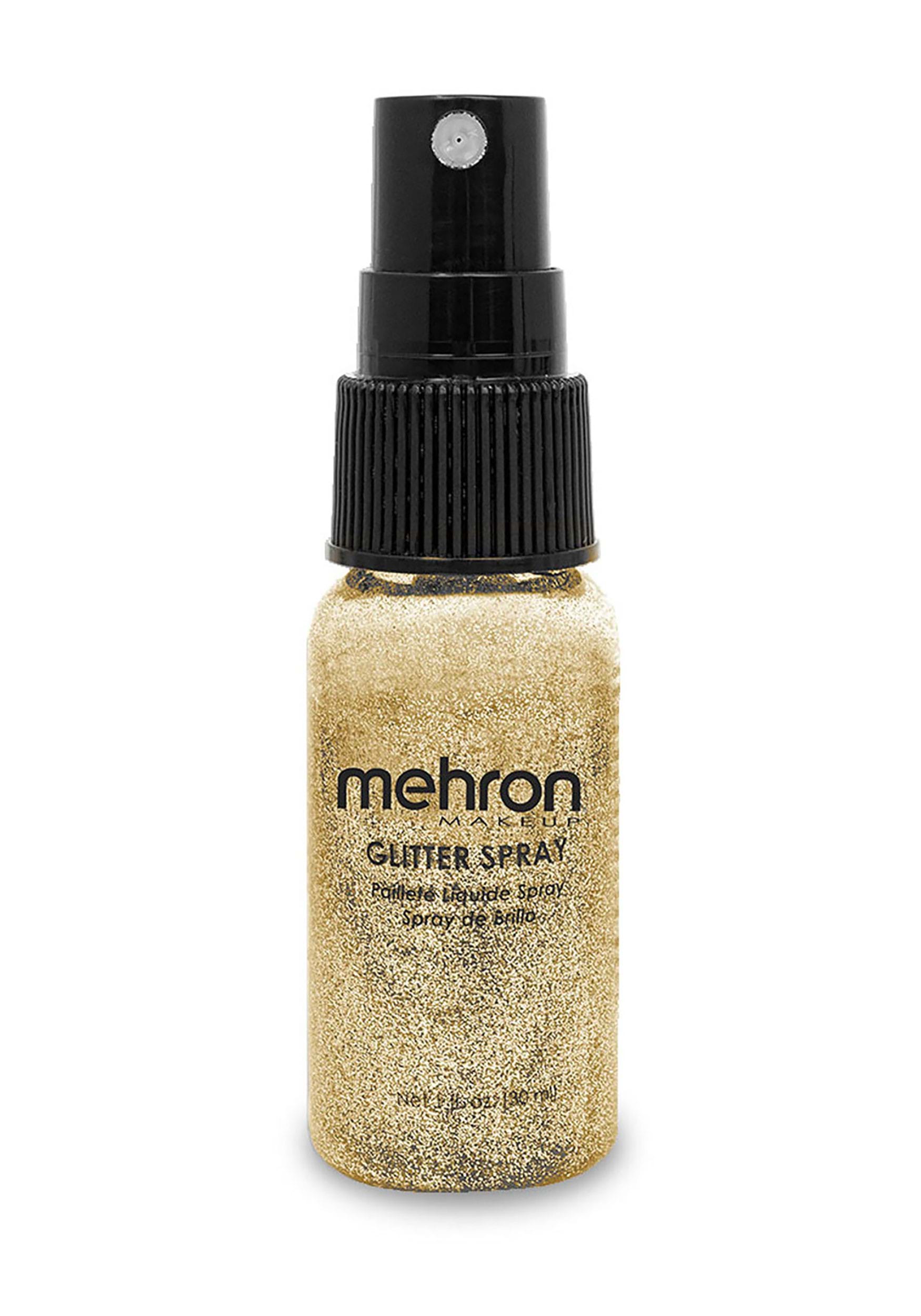 Gold Mehron Glitter Spray | Costume Makeup