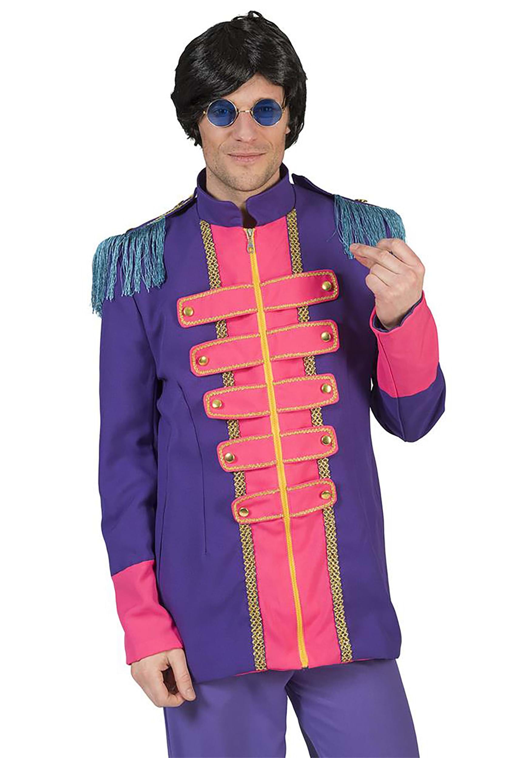 Sgt. Pepper Album Inspired Purple Jacket , Costume Jackets