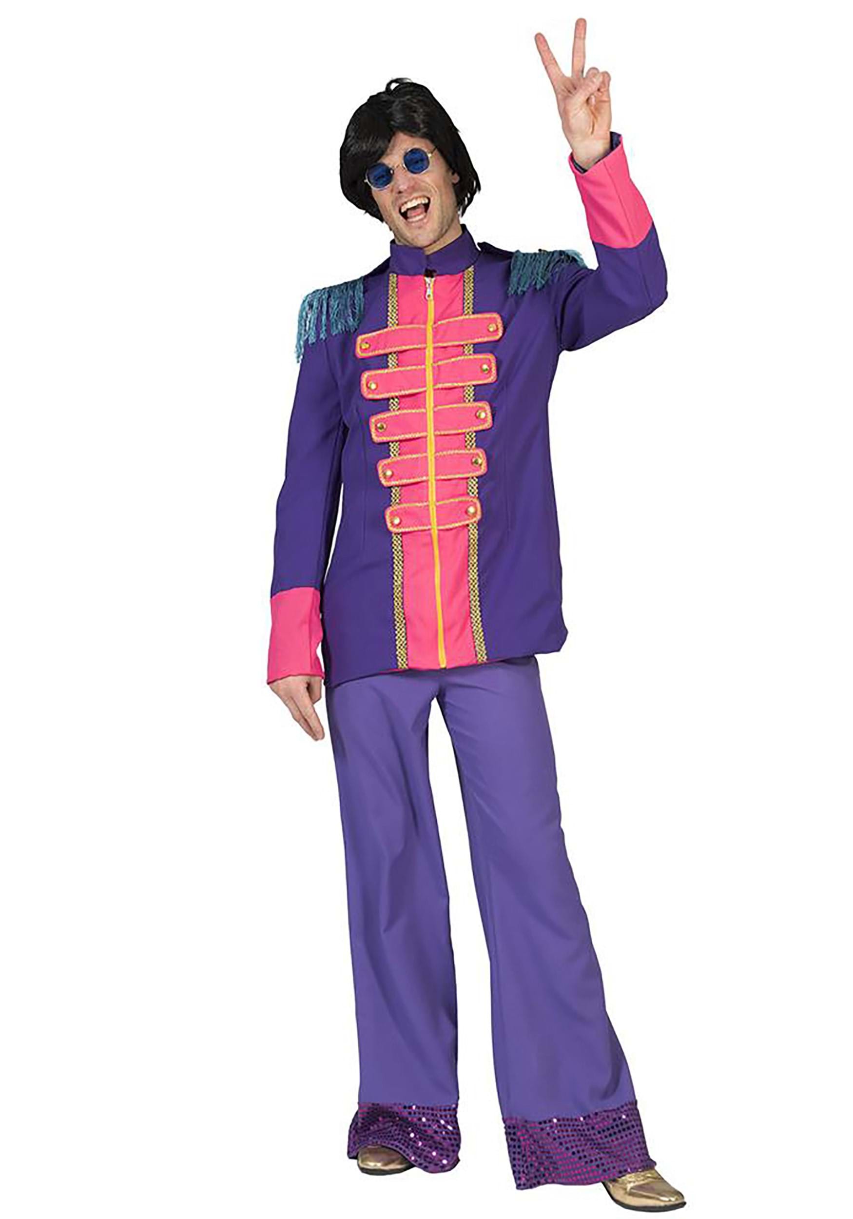 Sgt. Pepper Album Inspired Purple Jacket , Costume Jackets