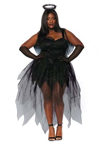 Click Here to buy Plus Size Womens Fallen Angel Costume from HalloweenCostumes, CDN Funds & Shipping