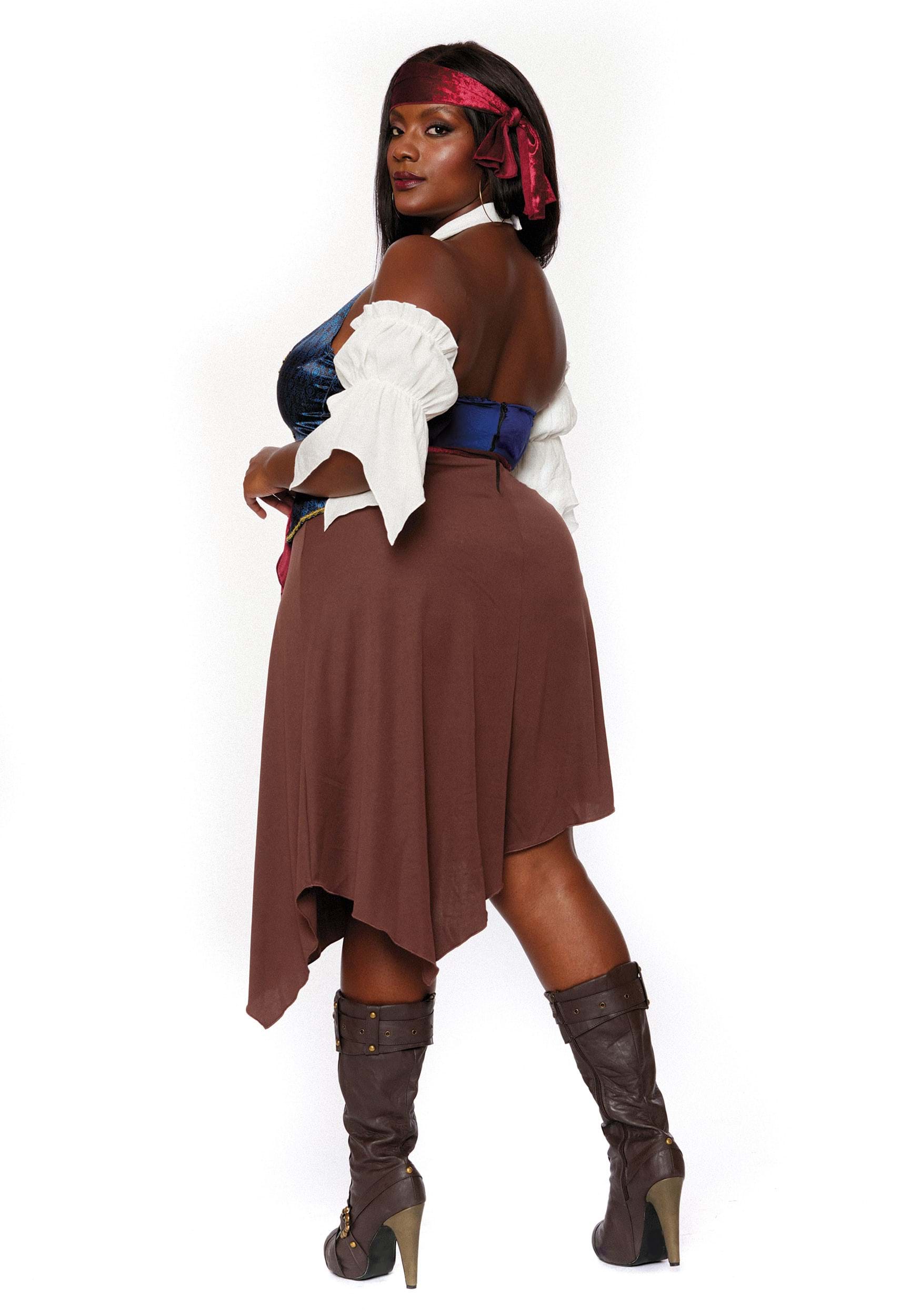 Plus Size Rogue Pirate Wench Women's Costume