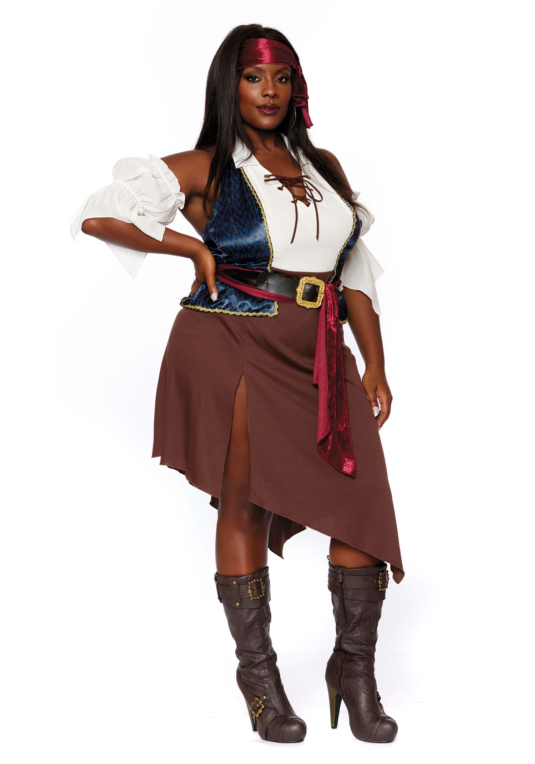 Plus Size Rogue Pirate Wench Women's Costume