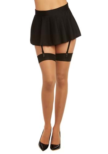 Click Here to buy Womens Sheer Beige Thigh Highs with Black Band from HalloweenCostumes, CDN Funds & Shipping