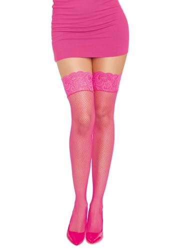 Hot Pink Fishnet Tights, Just Imagine Costumes