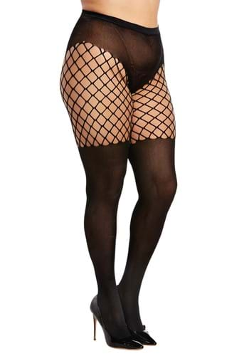 Women's Plus Size Neon Green Fishnet Tights