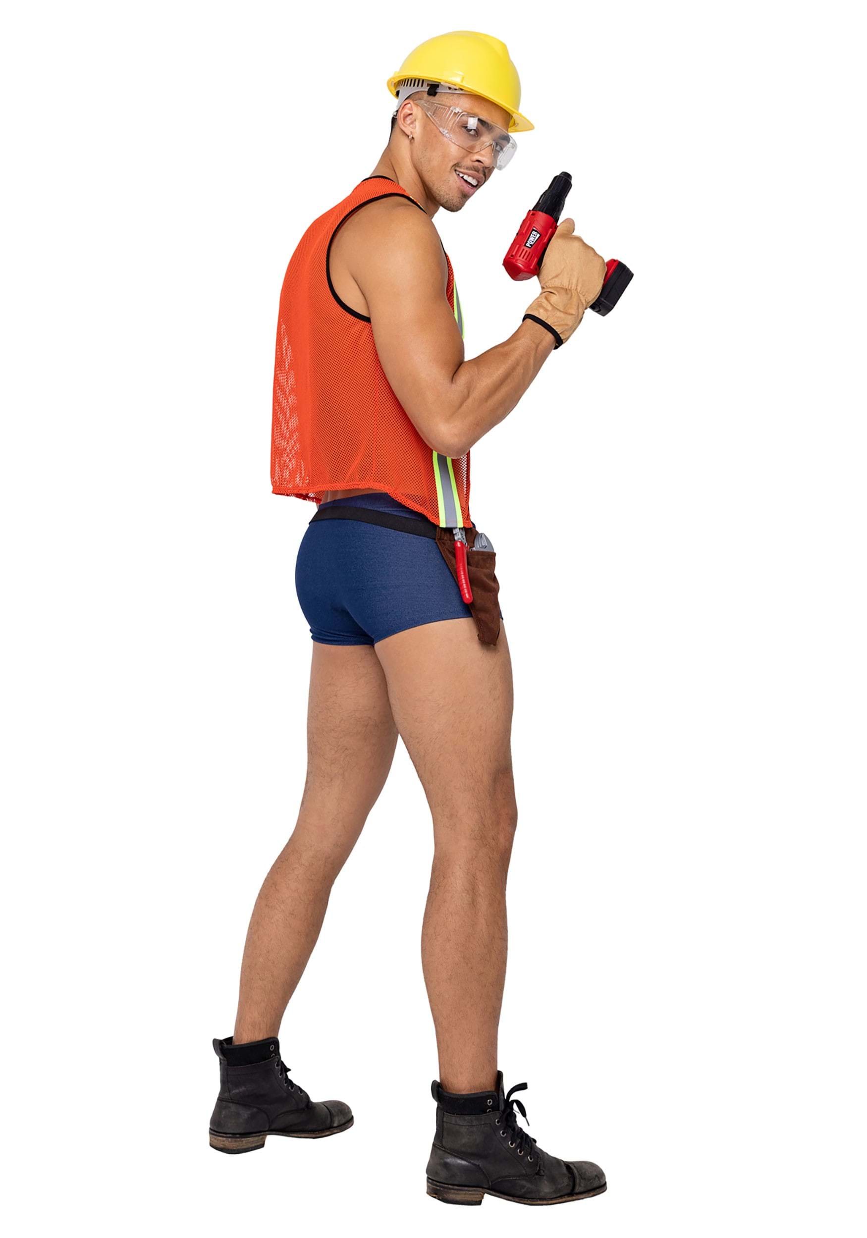 Men’s Sexy Construction Hard Worker Costume , Sexy Men's Costumes