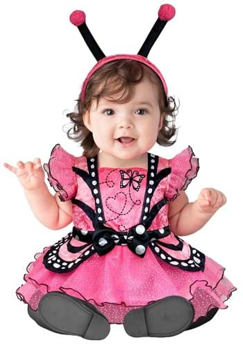 Click Here to buy Baby Pink Butterfly Tutu Costume from HalloweenCostumes, CDN Funds & Shipping