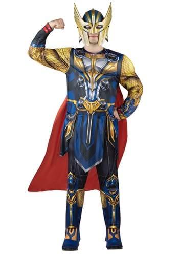 Click Here to buy Thor: Love and Thunder Adult Thor Qualux Costume | Superhero Costumes from HalloweenCostumes, CDN Funds & Shipping