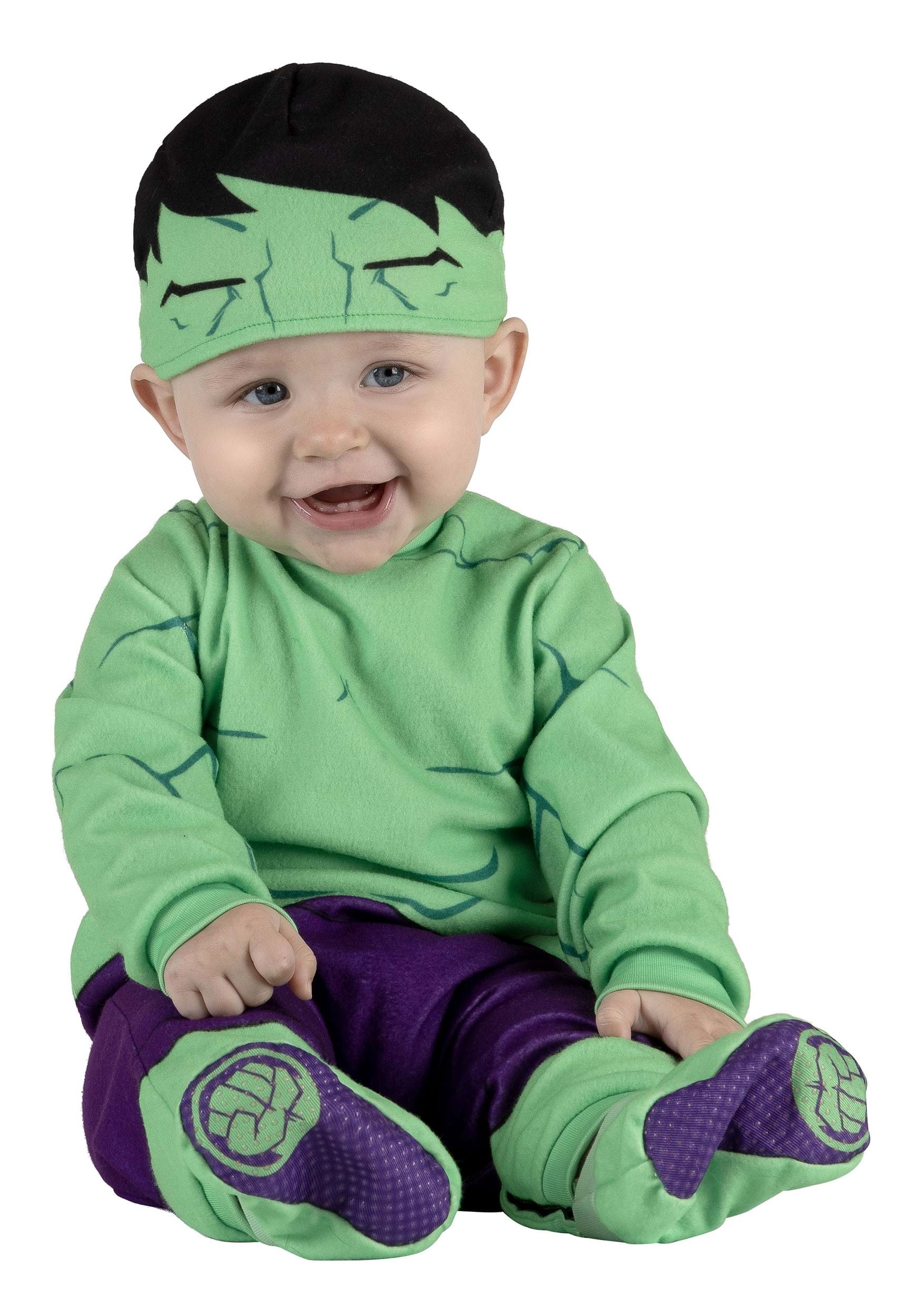 Marvel Classic The Incredible Hulk Infant Costume , Superhero Costumes
