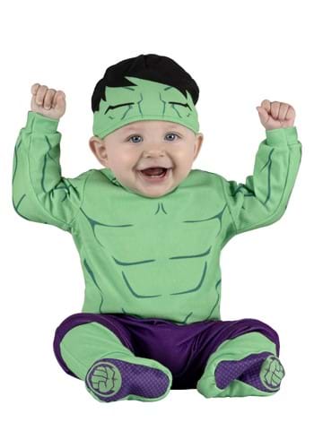Click Here to buy Marvel Classic The Incredible Hulk Baby Costume | Superhero Costumes from HalloweenCostumes, CDN Funds & Shipping
