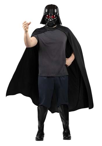 Click Here to buy Adult Darth Vader Mask & Cape Costume Kit from HalloweenCostumes, CDN Funds & Shipping
