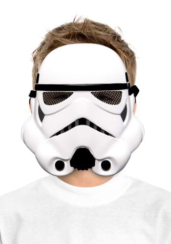 Click Here to buy Star Wars Kids Stormtrooper Value Mask | Star Wars Masks from HalloweenCostumes, CDN Funds & Shipping