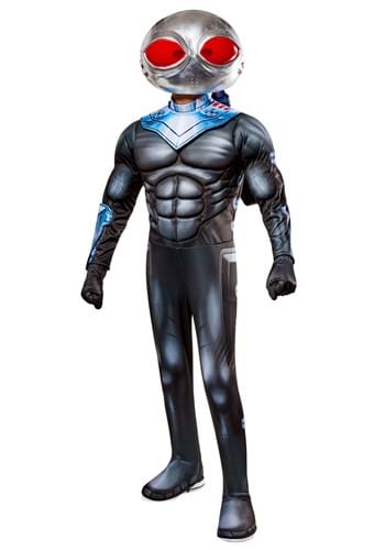 Click Here to buy Boys Black Manta DLX Costume | Supervillain Costumes from HalloweenCostumes, CDN Funds & Shipping