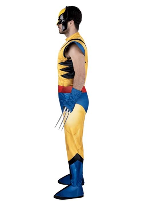 Wolverine 2nd Skin Marvel Superhero Fancy Dress Halloween Deluxe Adult Costume - Parties Plus