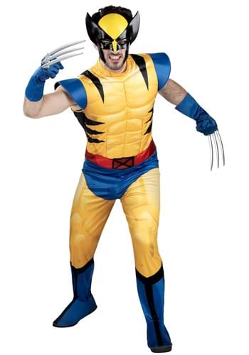 Click Here to buy Adult X-Men Wolverine Costume | Superhero Costumes from HalloweenCostumes, CDN Funds & Shipping